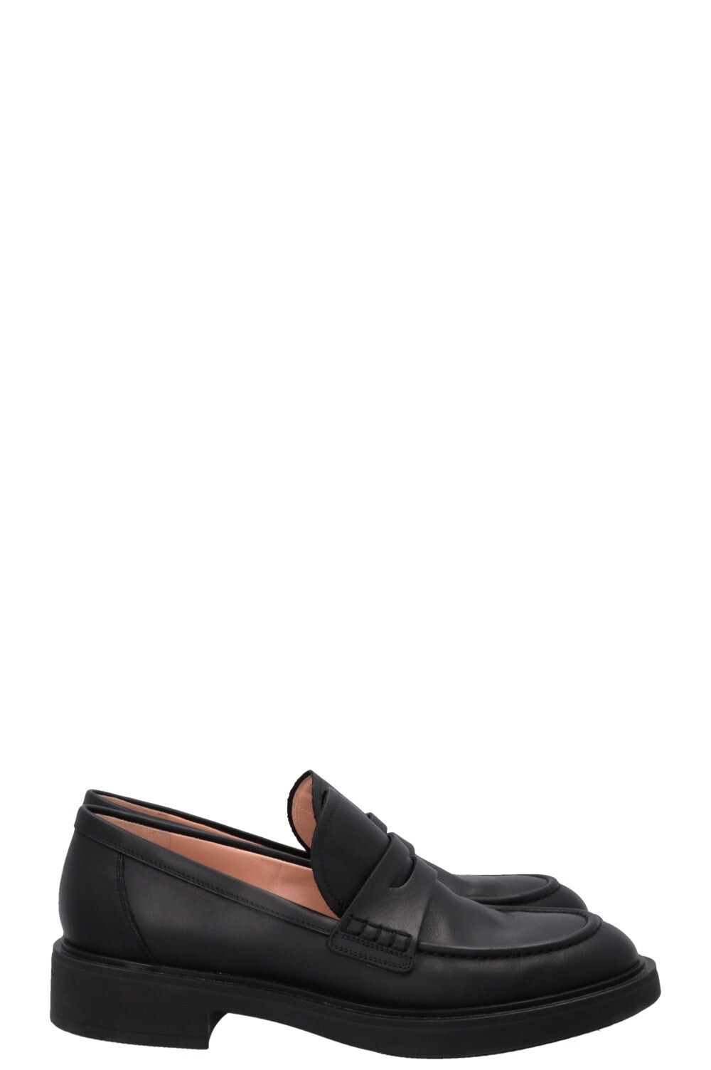 GIANVITO ROSSI Harris Moccassins Leather Black