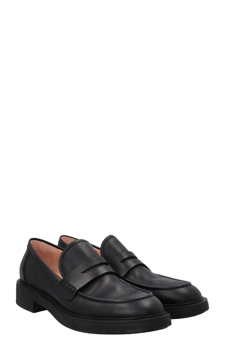 GIANVITO ROSSI Harris Moccassins Leather Black