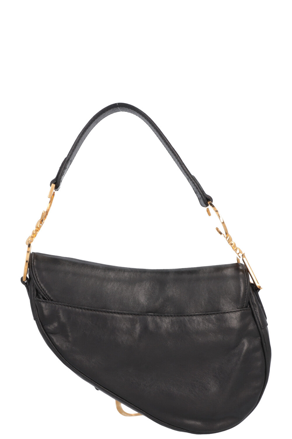 CHRISTIAN DIOR Vintage Saddle Bag Black