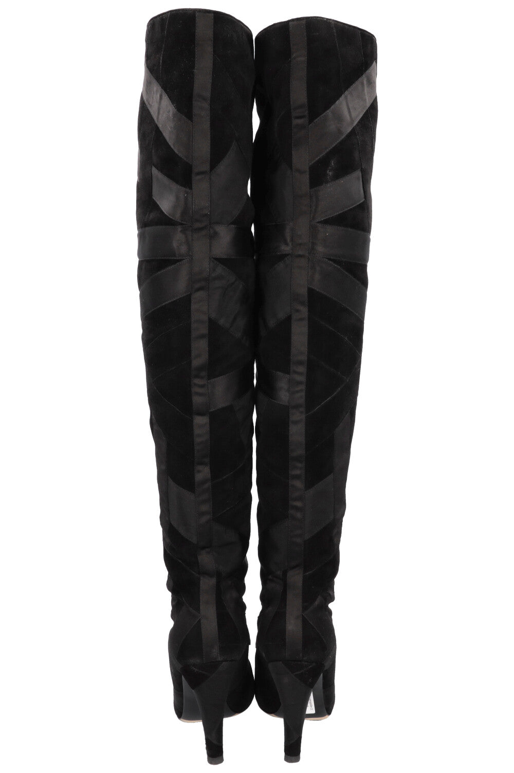 CHANEL 2017 Cosmopolite CC Overknee Boots Black