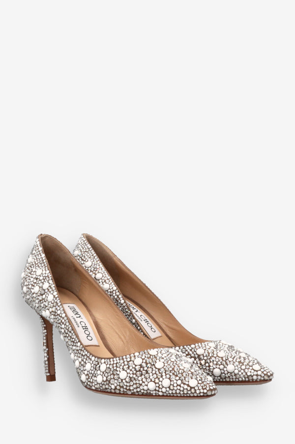 Jimmy Choo Heels Silber Gr 40