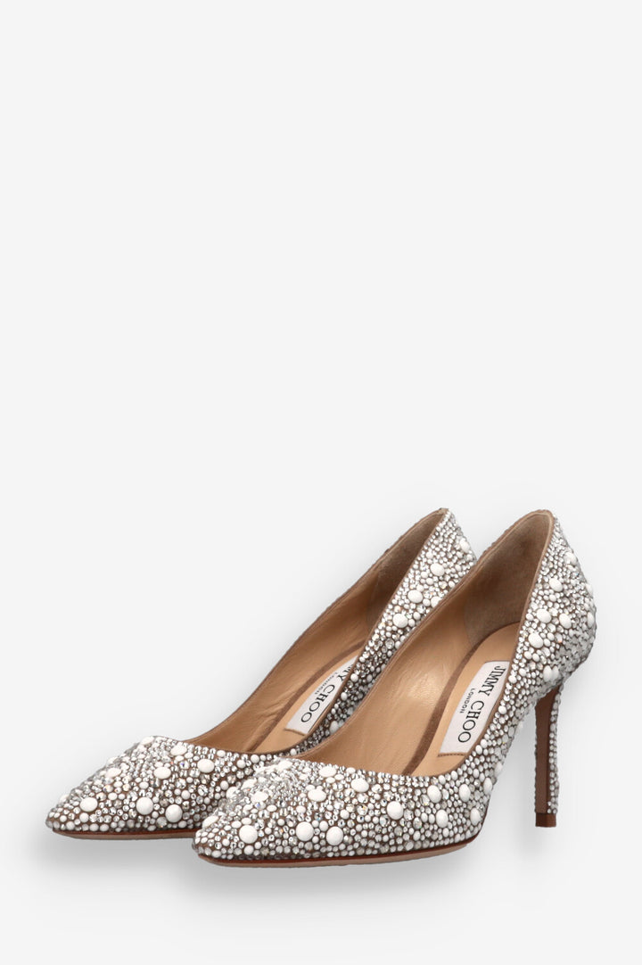 Jimmy Choo Heels Silber Gr 40