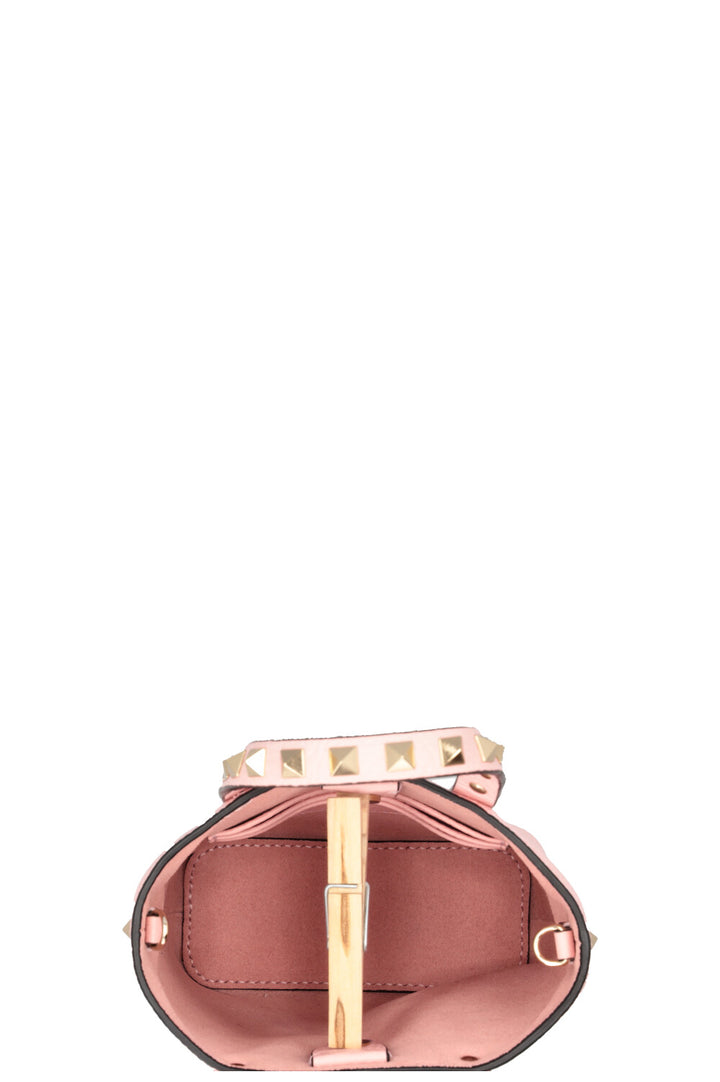 VALENTINO Mini Rockstud Tote Crossbody Bag Pink