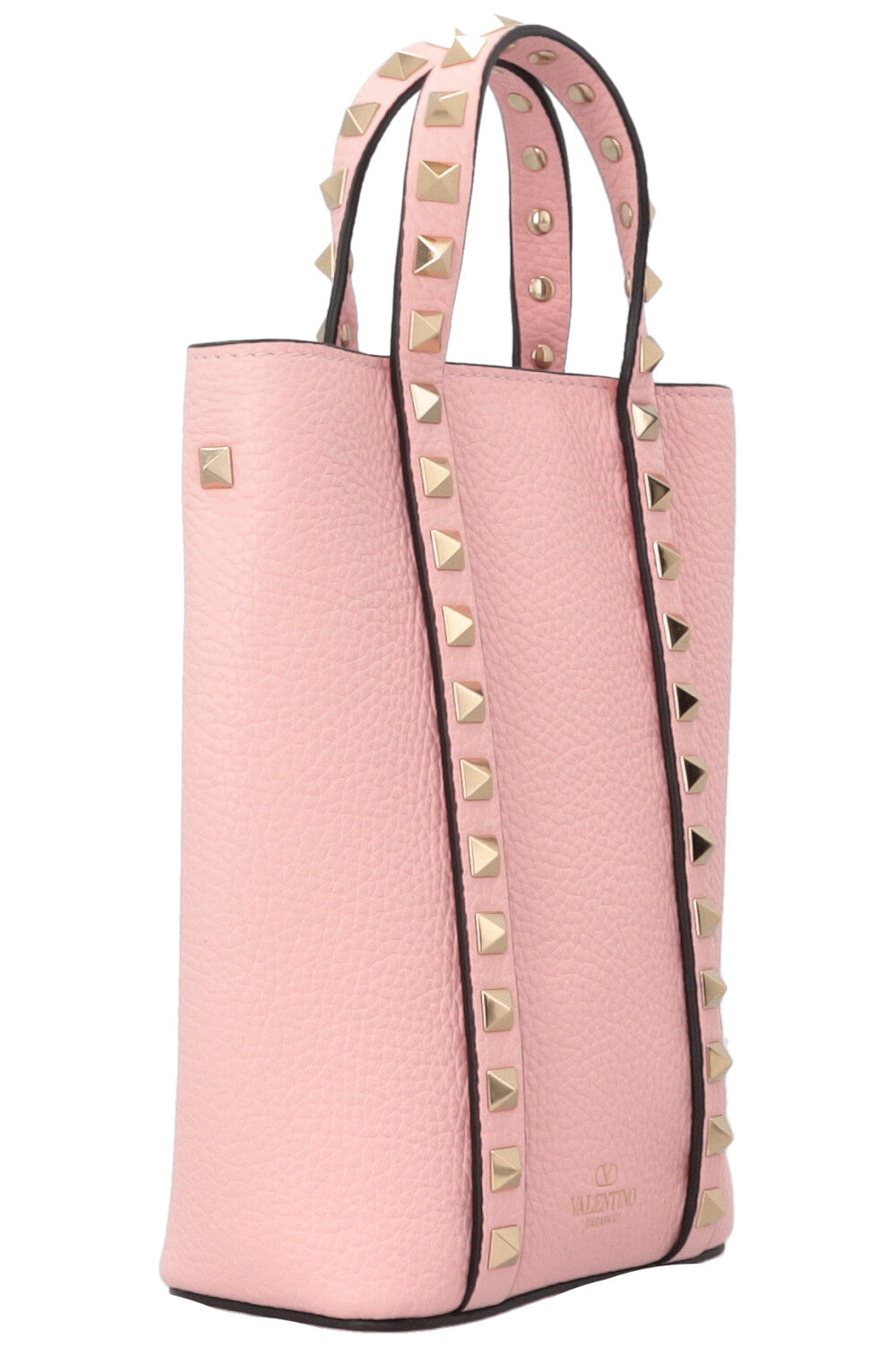 VALENTINO Mini Rockstud Tote Crossbody Bag Pink
