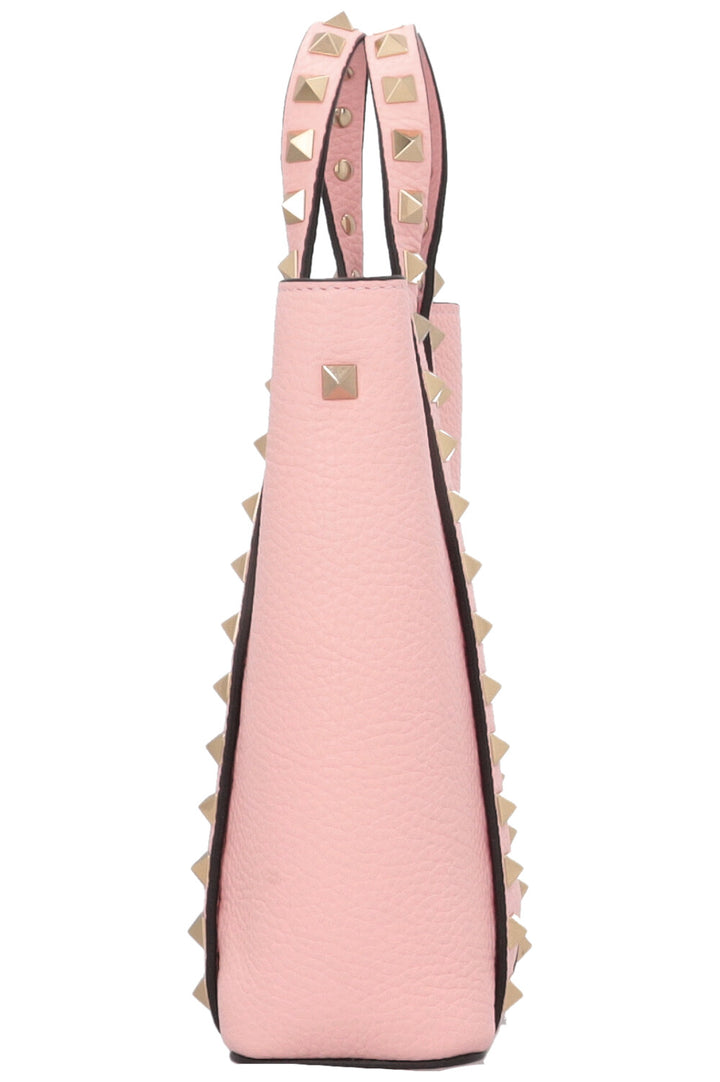 VALENTINO Mini Rockstud Tote Crossbody Bag Pink