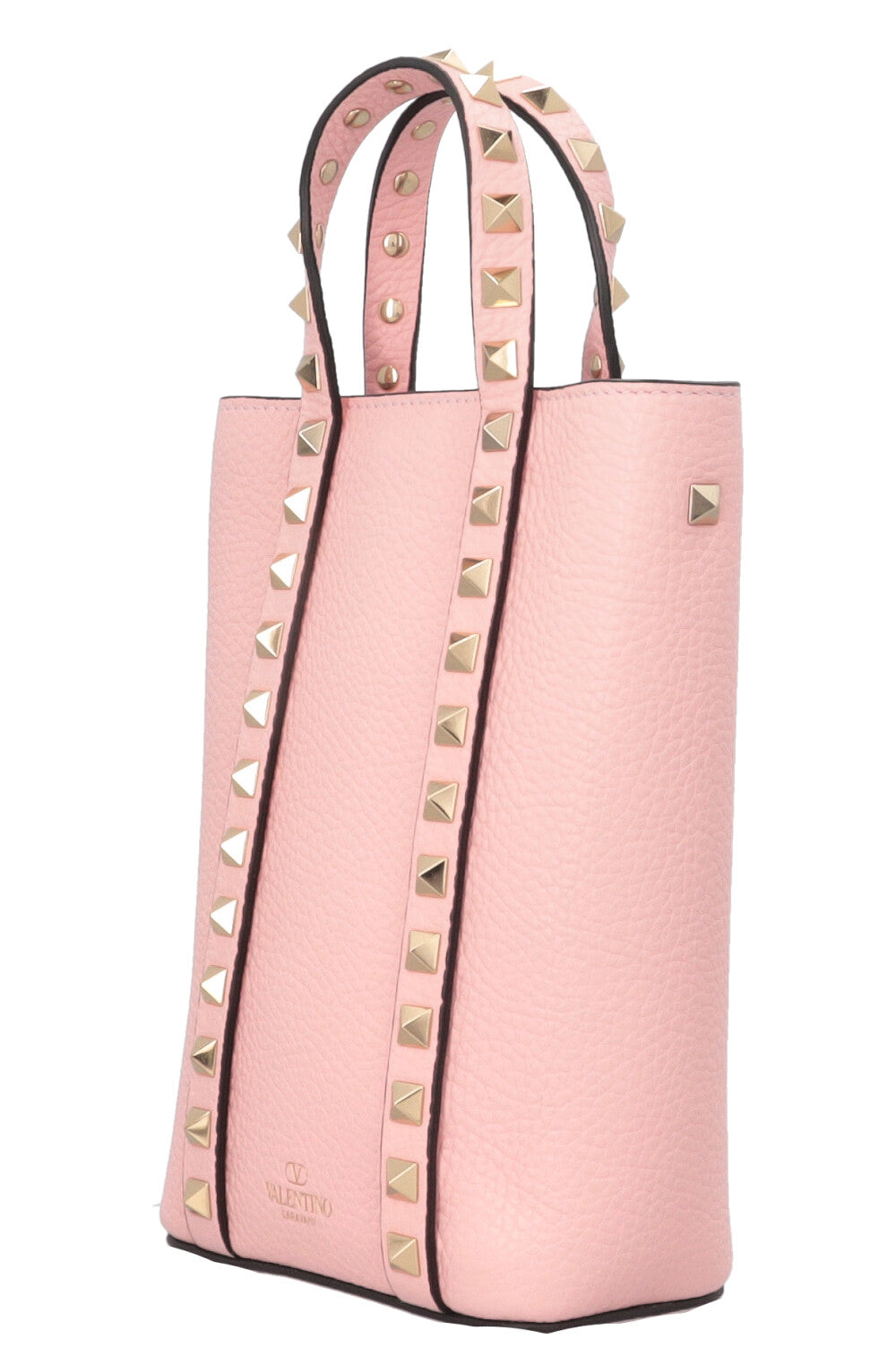 VALENTINO Mini Rockstud Tote Crossbody Bag Pink