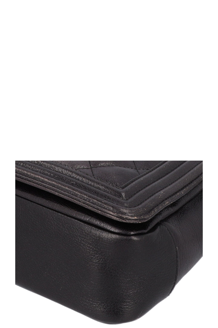 CHANEL Large Boy Bag Ombre Grey