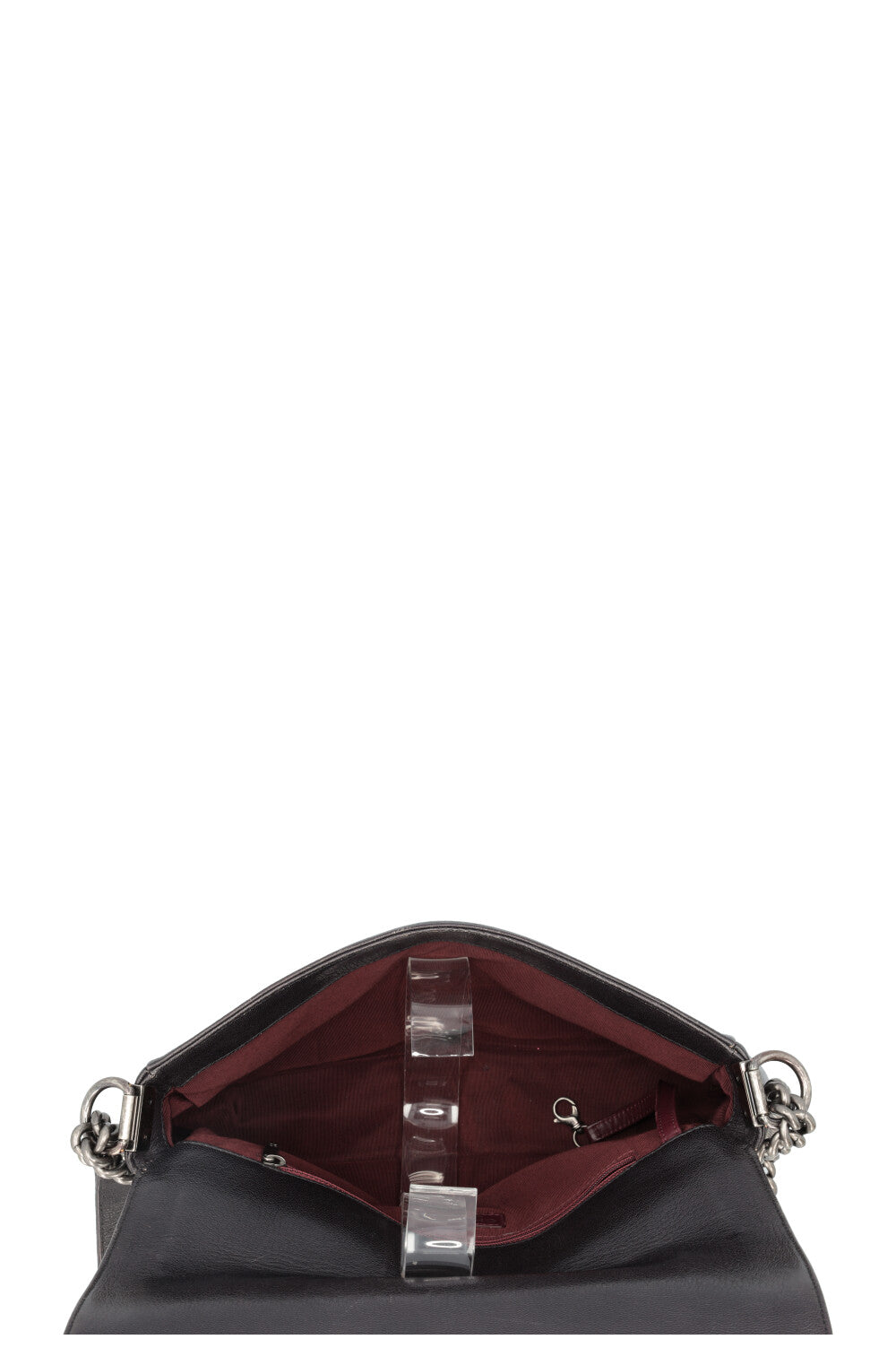 CHANEL Large Boy Bag Ombre Grey