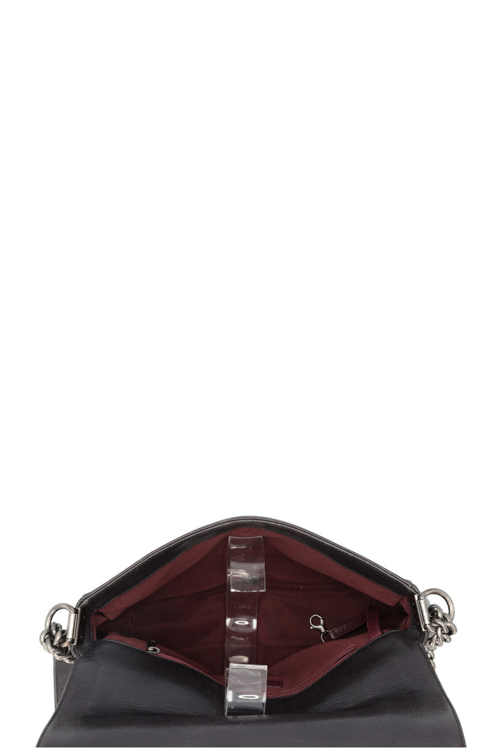 CHANEL Large Boy Bag Ombre Grey