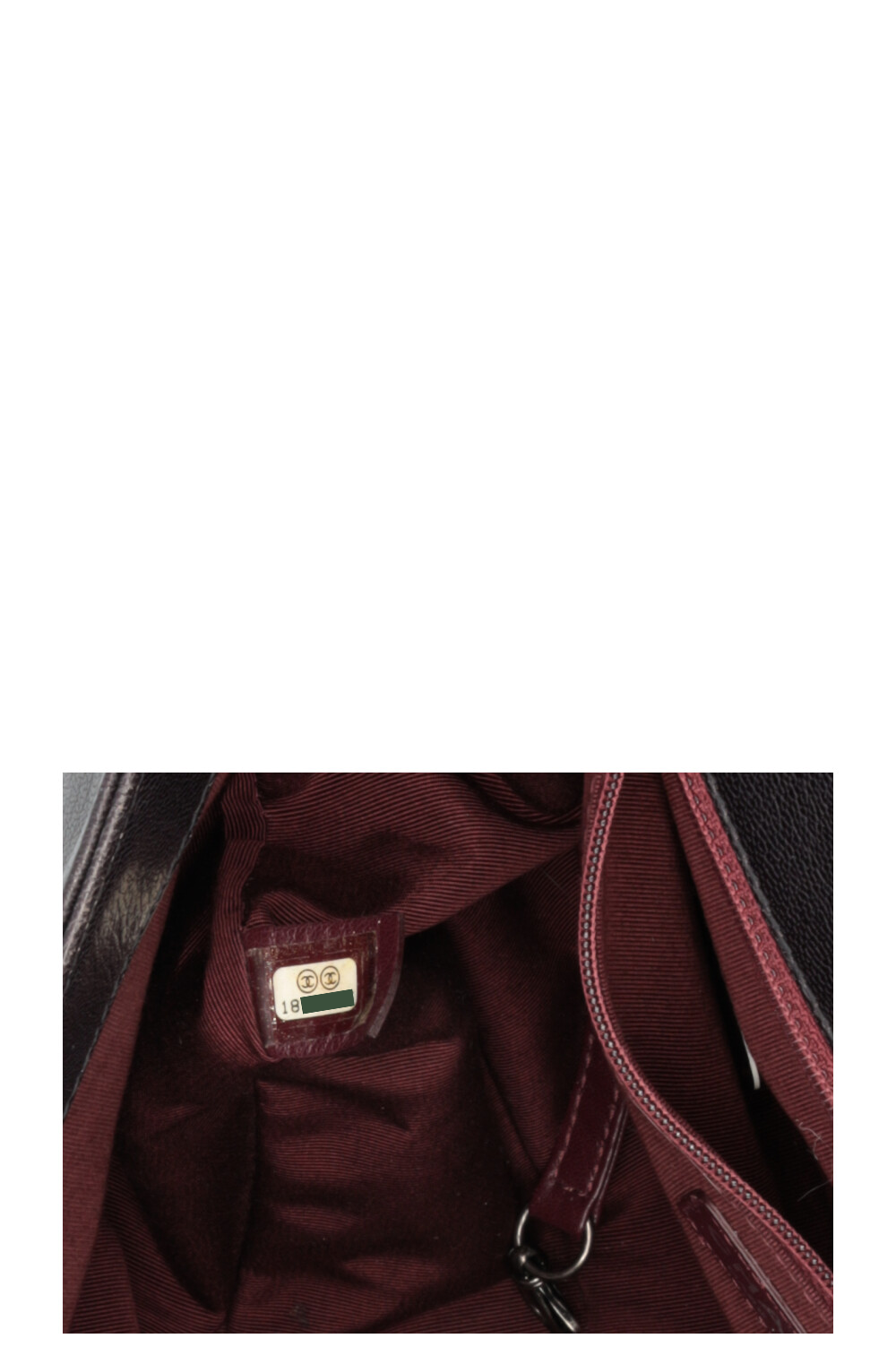 CHANEL Large Boy Bag Ombre Grey