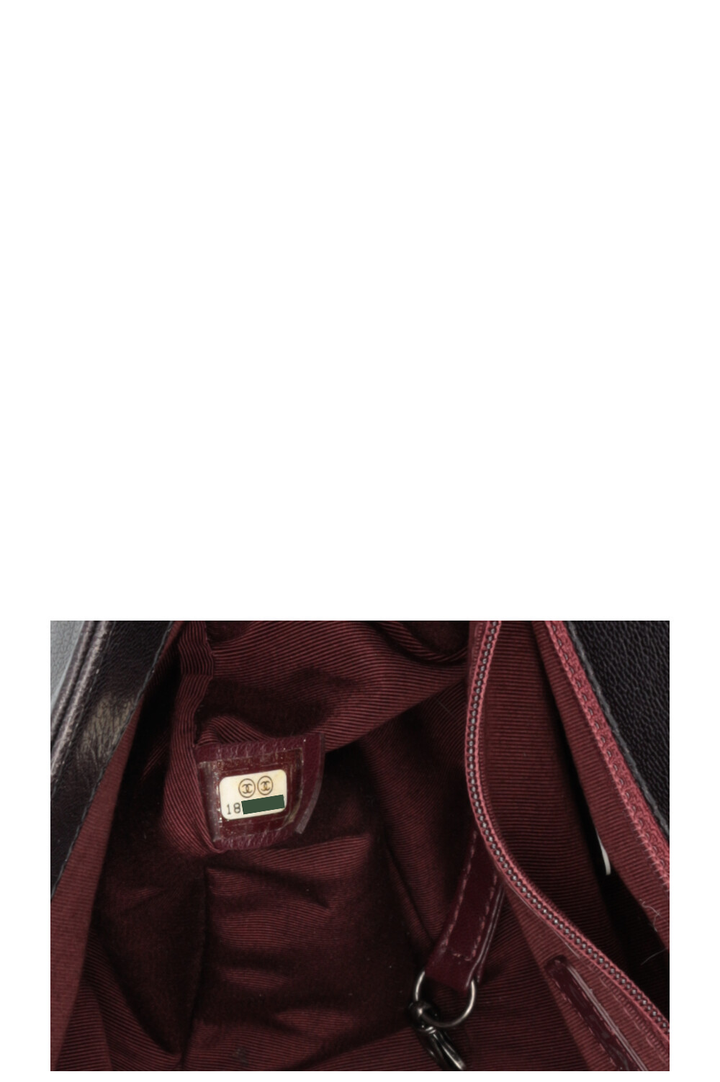 CHANEL Large Boy Bag Ombre Grey