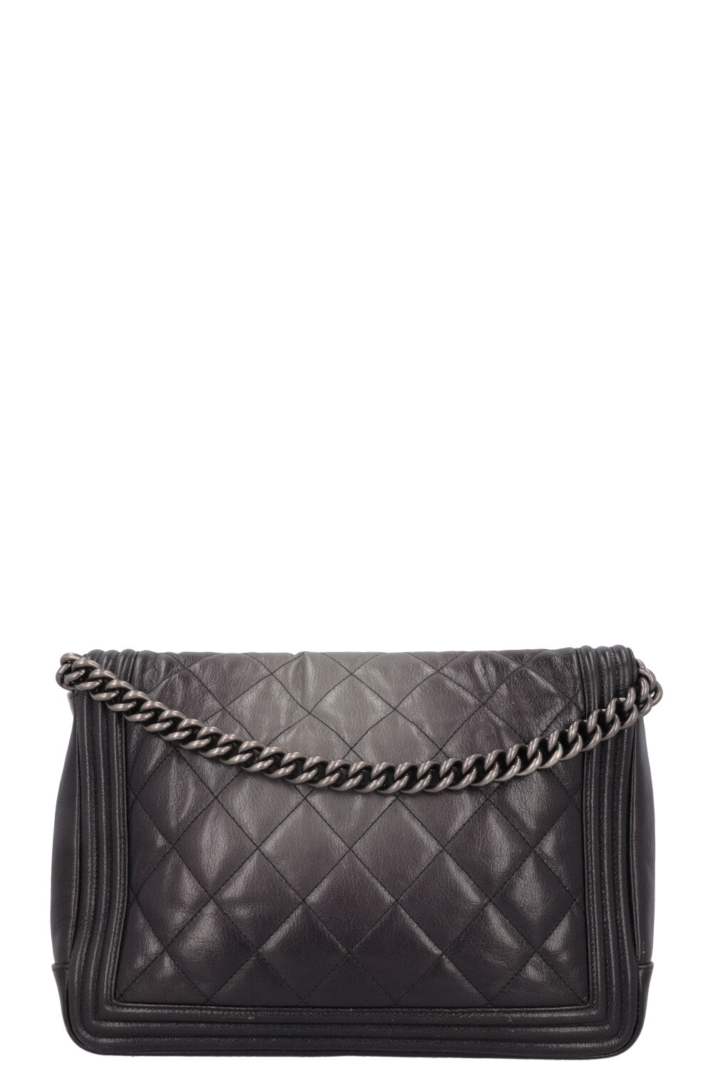 CHANEL Large Boy Bag Ombre Grey