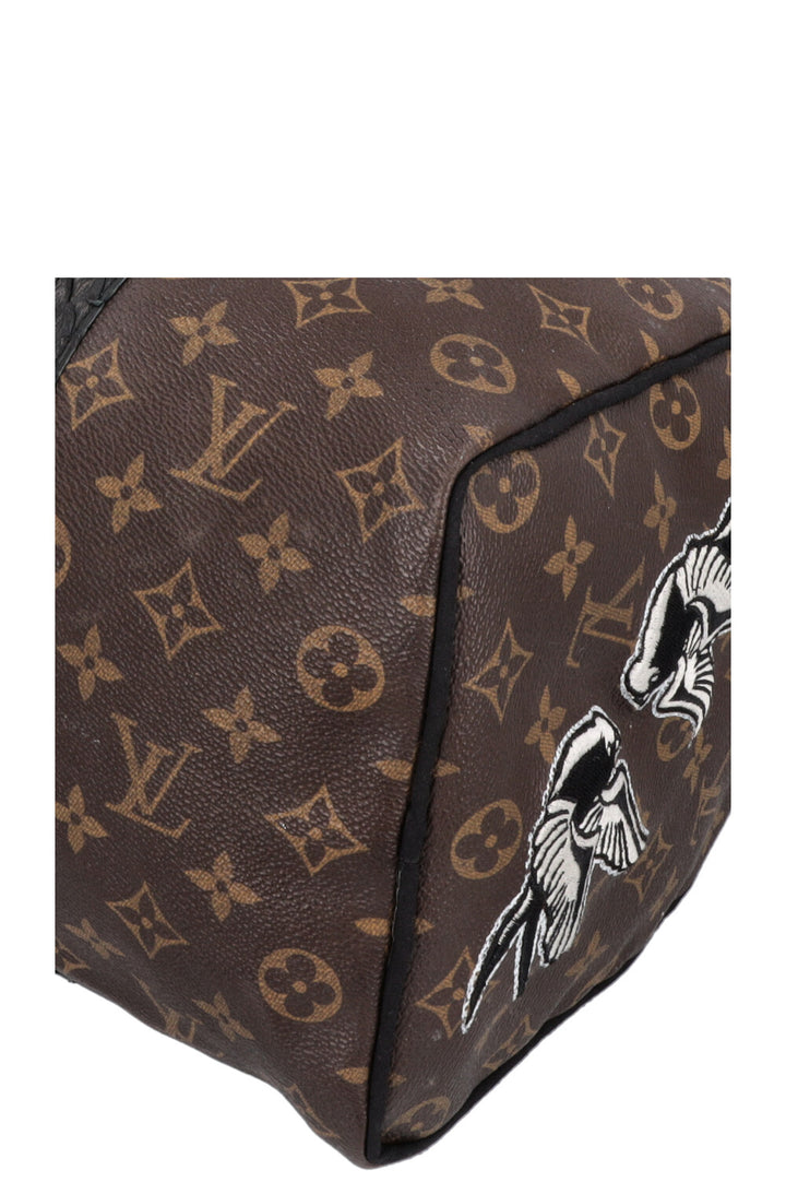LOUIS VUITTON x Philip Karto Bugs Bunny Speedy 35 Bandouliere MNG Canvas