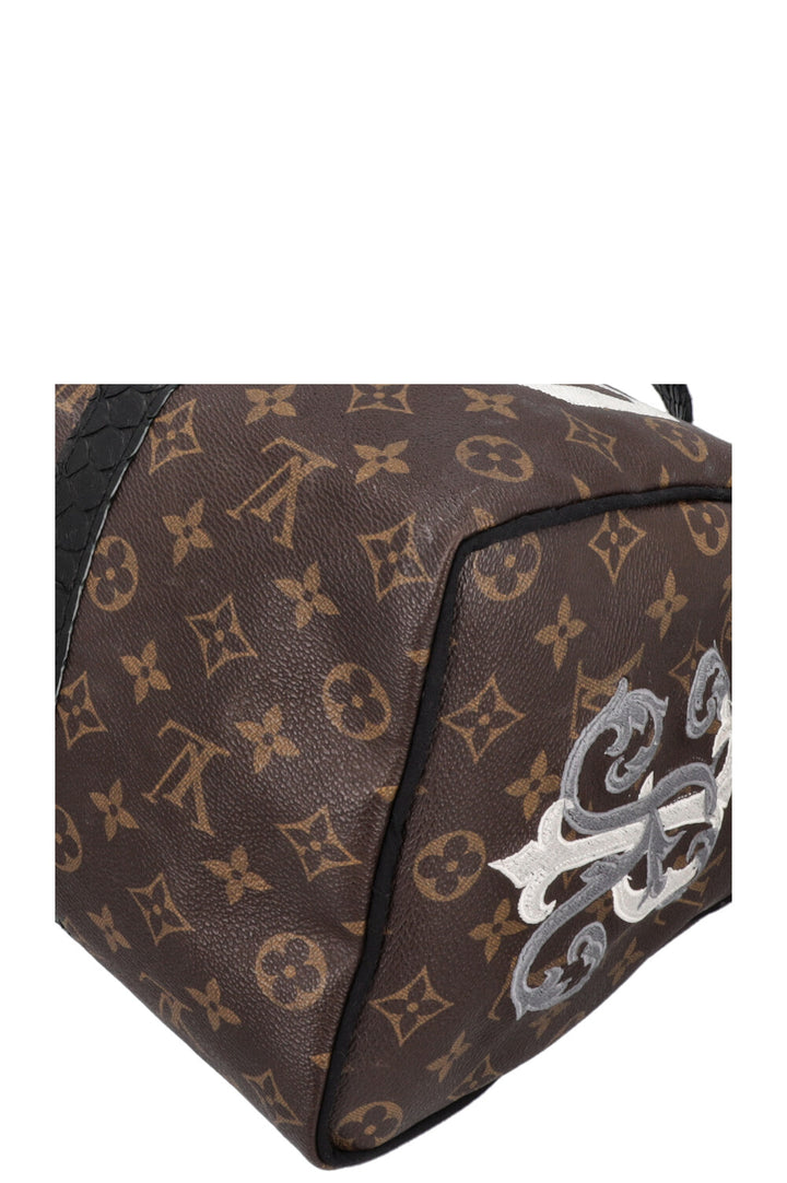 LOUIS VUITTON x Philip Karto Bugs Bunny Speedy 35 Bandouliere MNG Canvas