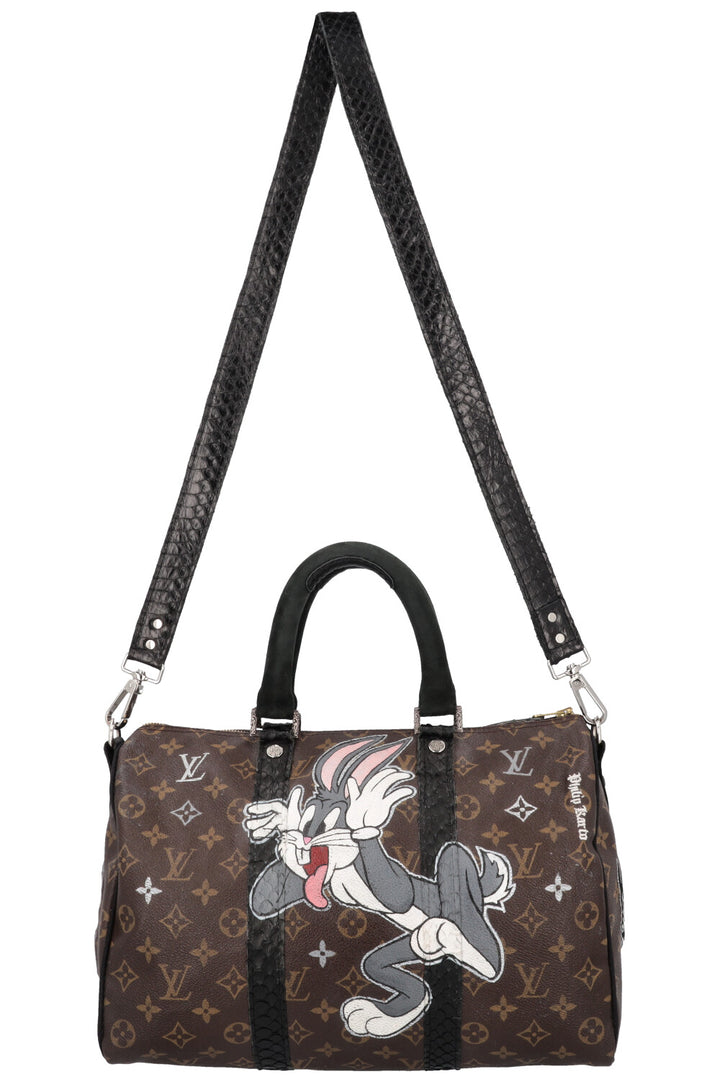LOUIS VUITTON x Philip Karto Bugs Bunny Speedy 35 Bandouliere MNG Canvas