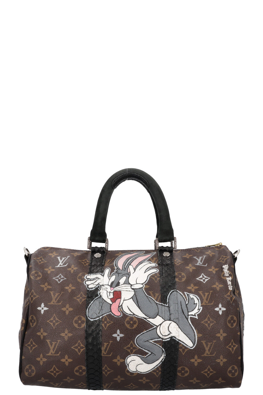 LOUIS VUITTON x Philip Karto Bugs Bunny Speedy 35 Bandouliere MNG Canvas