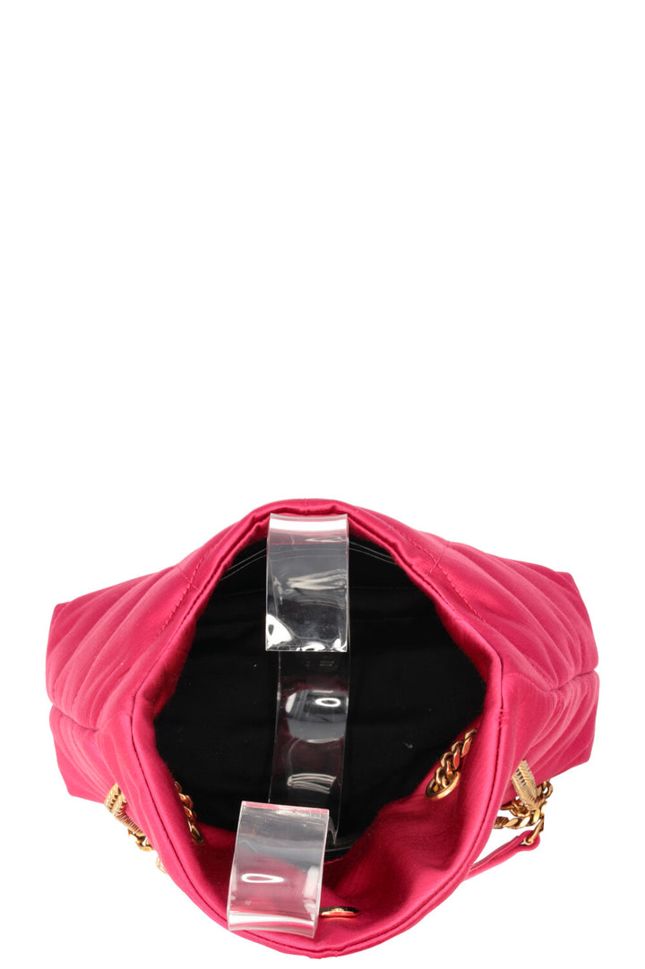 SAINT LAURENT Puffer Toy Pink Satin