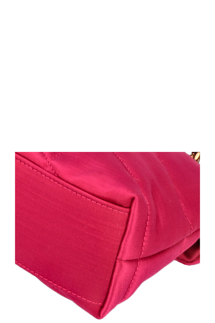 SAINT LAURENT Puffer Toy Pink Satin