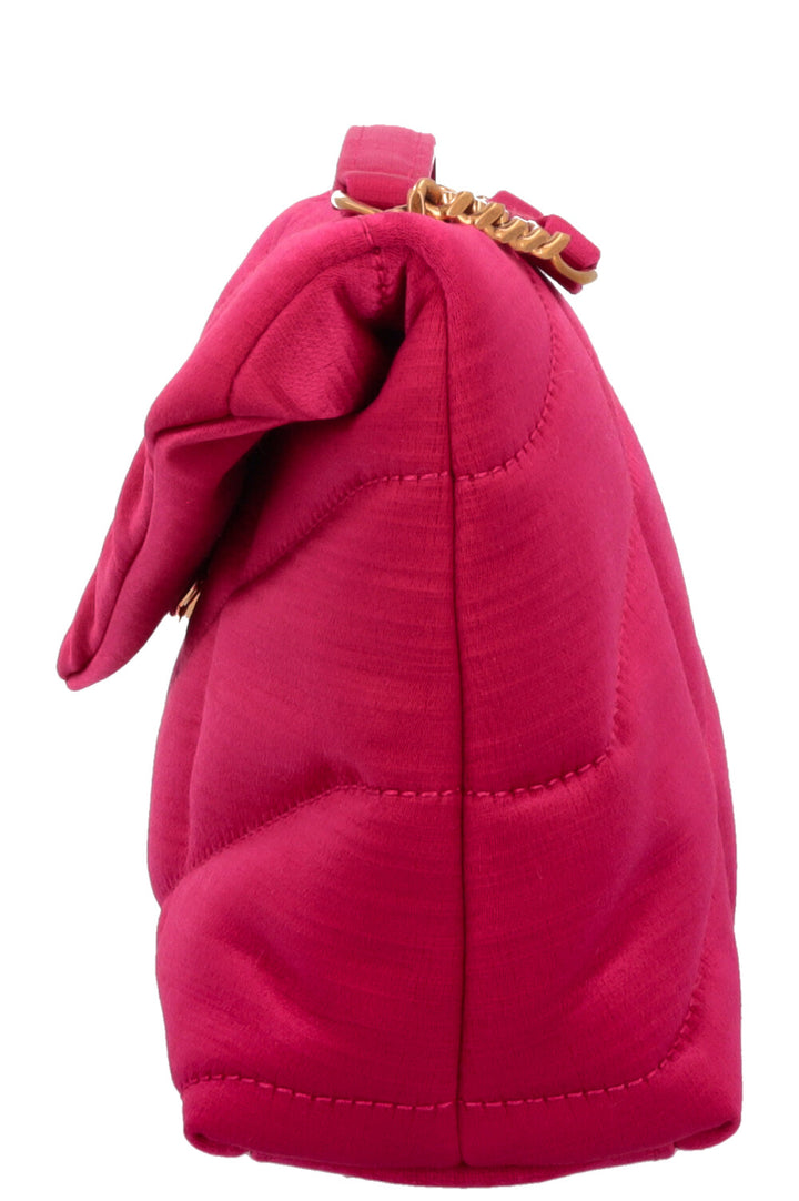 SAINT LAURENT Puffer Toy Pink Satin