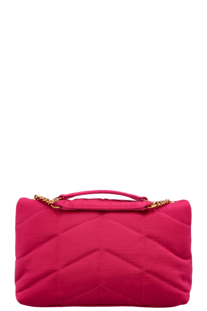 SAINT LAURENT Puffer Toy Pink Satin
