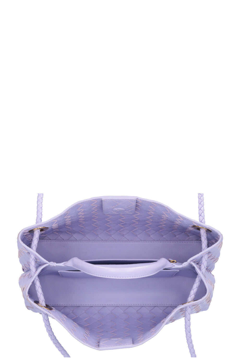 BOTTEGA VENETA East West Andiamo Bag Intrecciato Purple