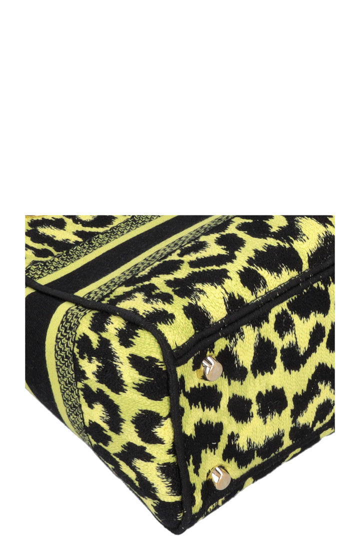 CHRISTIAN DIOR Mizza Lady D-Lite Medium Cheetah Black Green