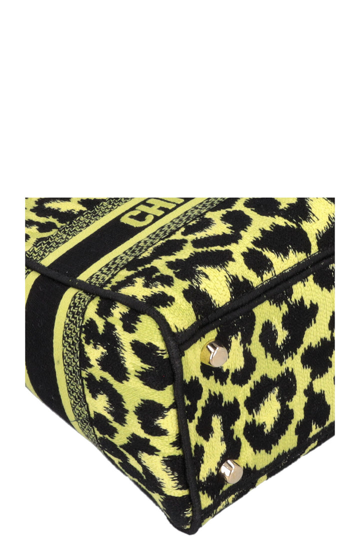 CHRISTIAN DIOR Mizza Lady D-Lite Medium Cheetah Black Green