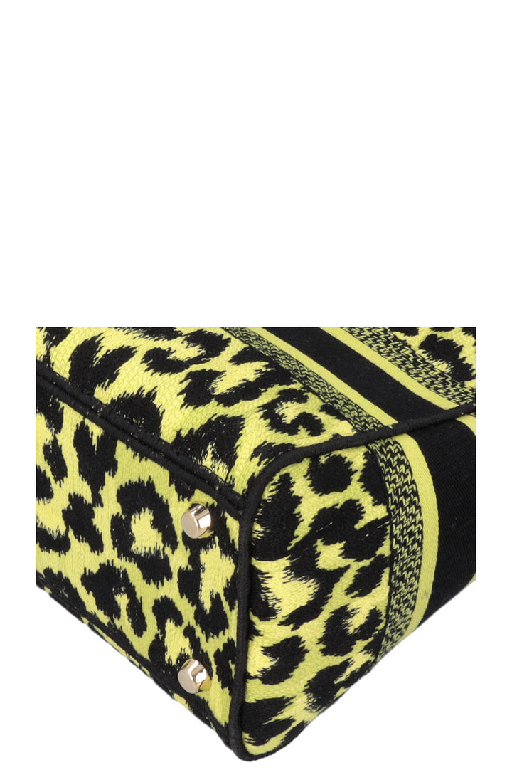 CHRISTIAN DIOR Mizza Lady D-Lite Medium Cheetah Black Green