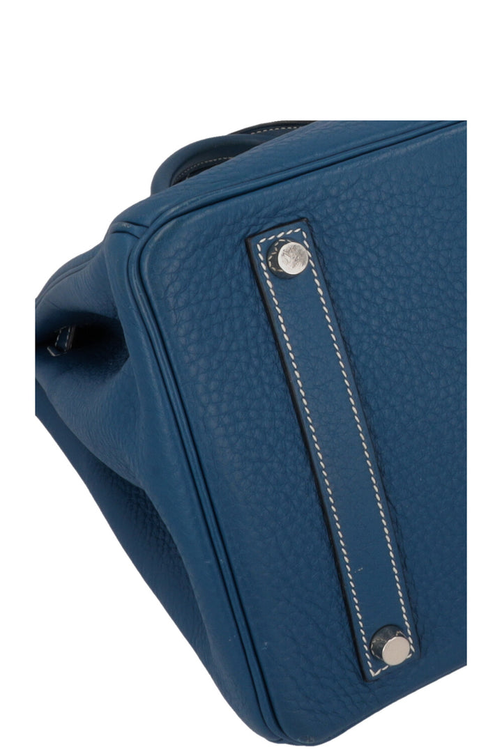 HERMÈS Birkin 35 Retourne Blue Fjord