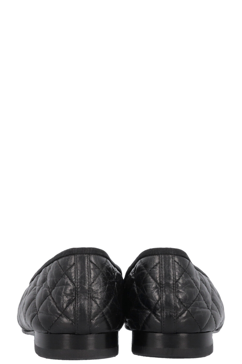 CHANEL Classic Ballet Flats Quilted Black