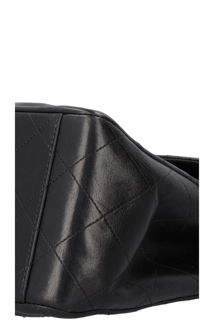 CHANEL Vintage Single Flap Bag Jumbo Black