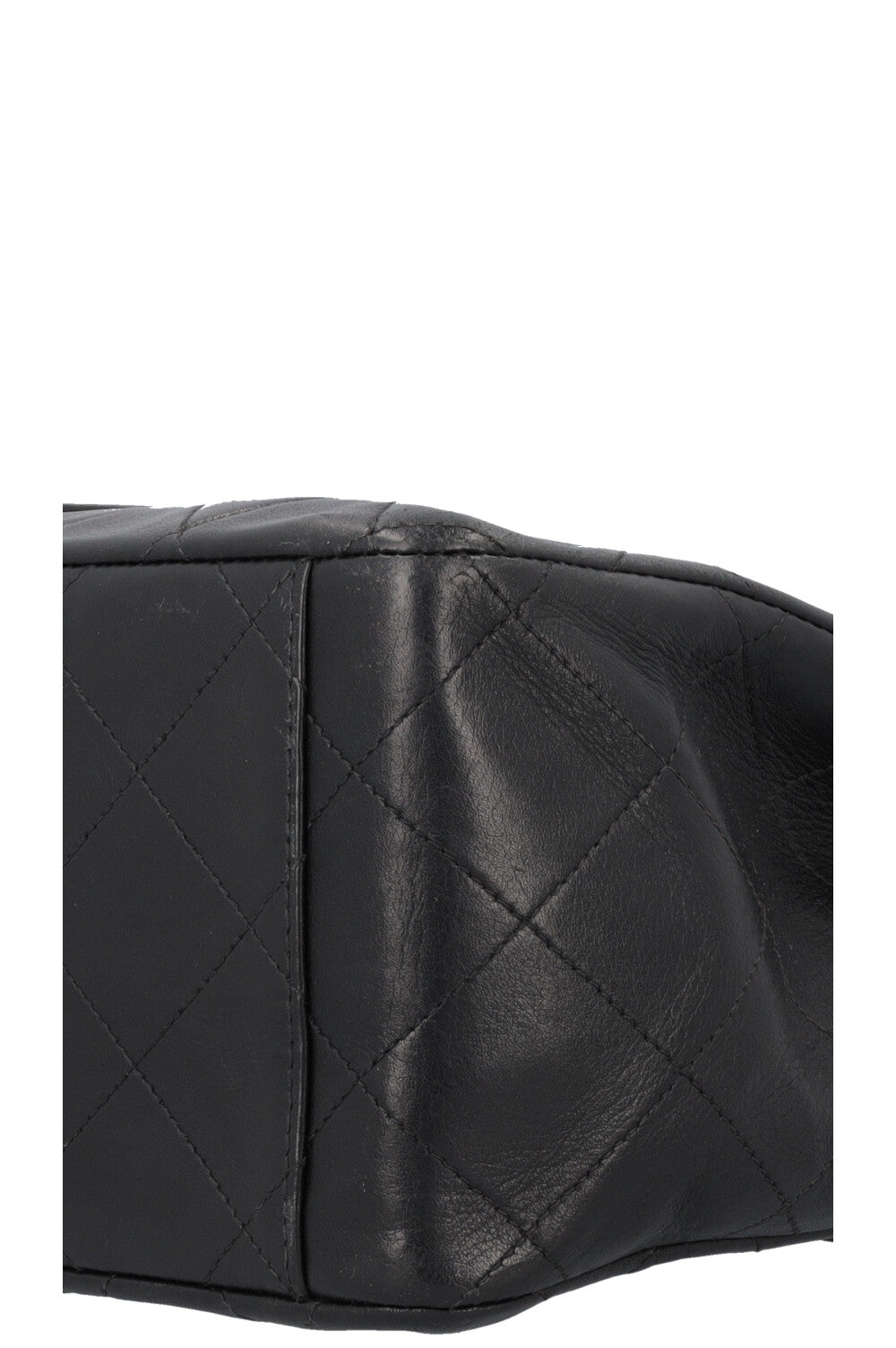CHANEL Vintage Single Flap Bag Jumbo Black