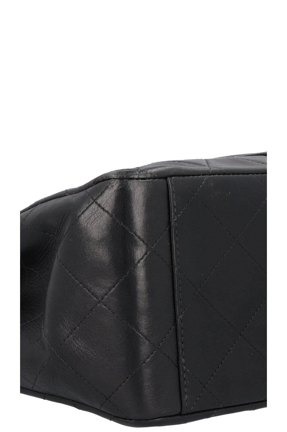 CHANEL Vintage Single Flap Bag Jumbo Black