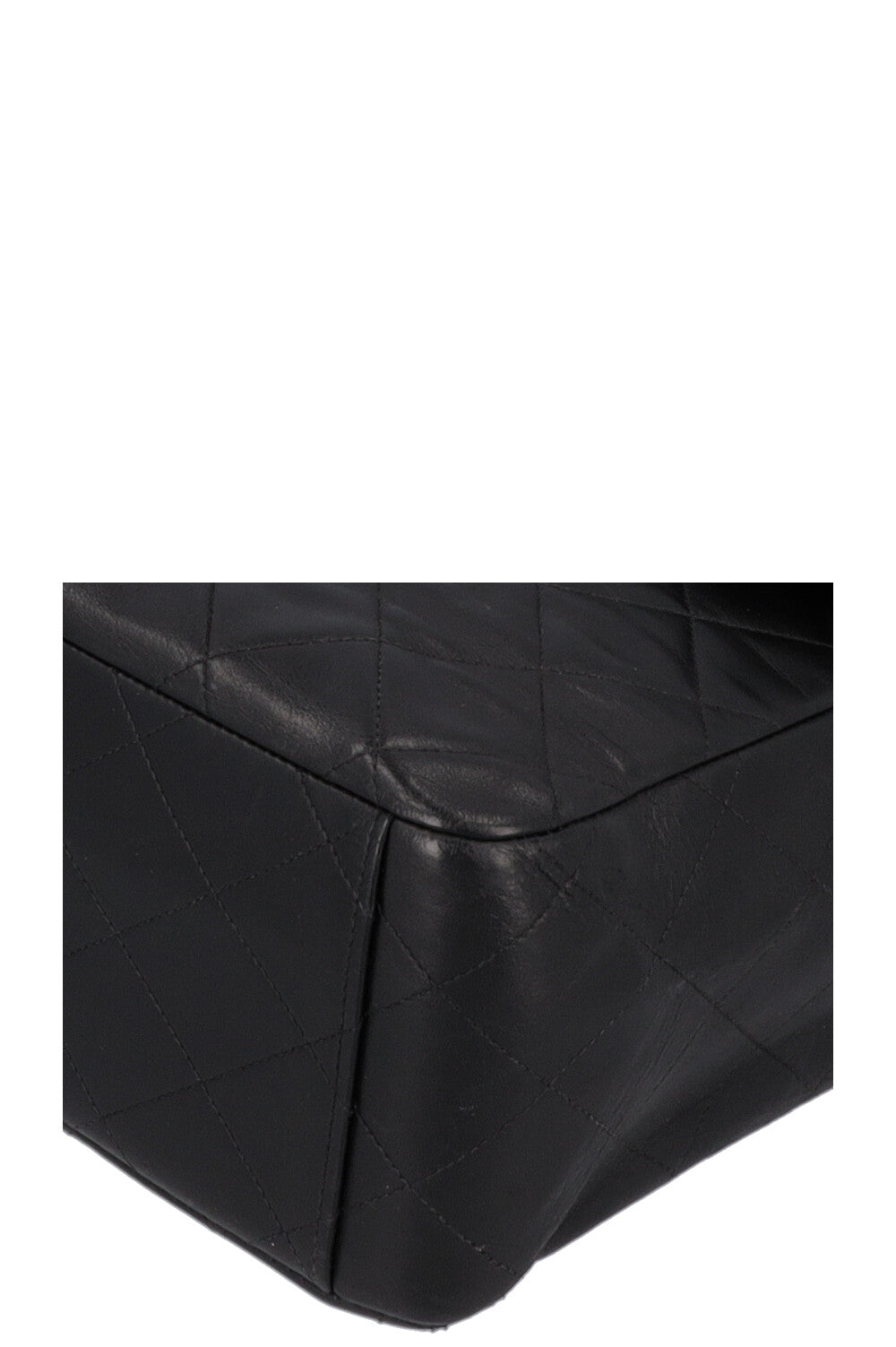 CHANEL Vintage Single Flap Bag Jumbo Black
