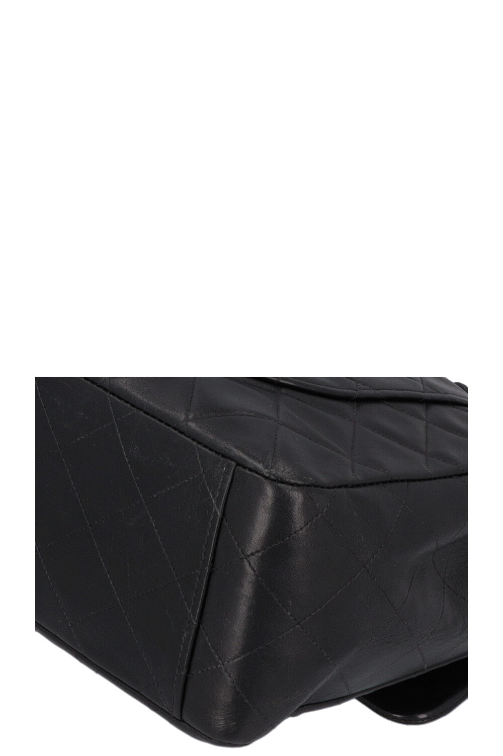 CHANEL Vintage Single Flap Bag Jumbo Black