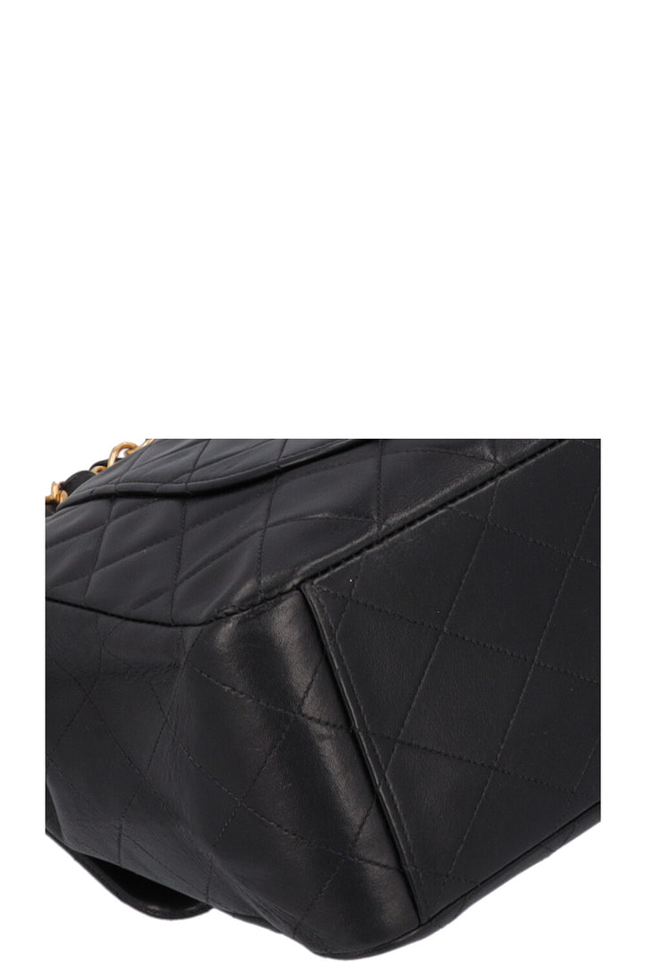 CHANEL Vintage Single Flap Bag Jumbo Black