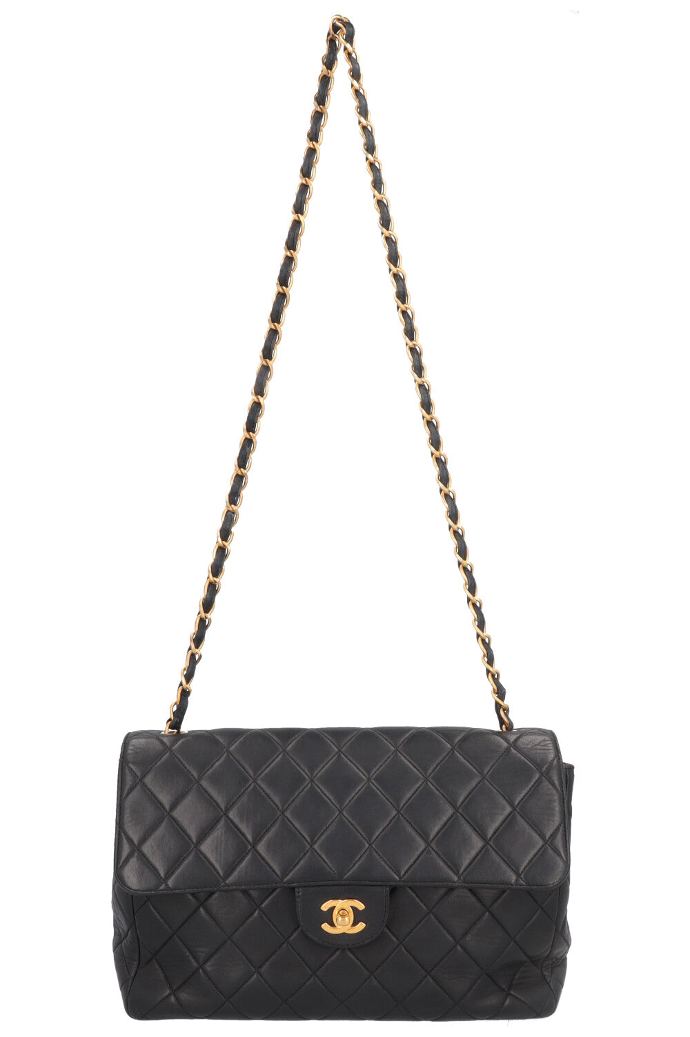 CHANEL Single Flap Bag Black