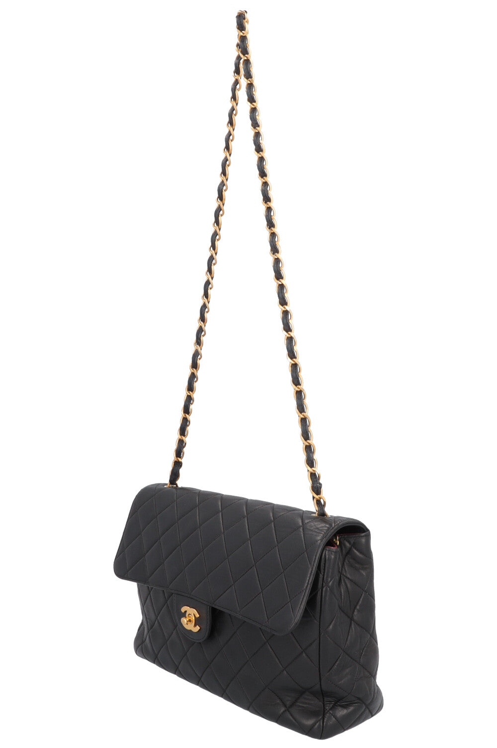 CHANEL Single Flap Bag Black
