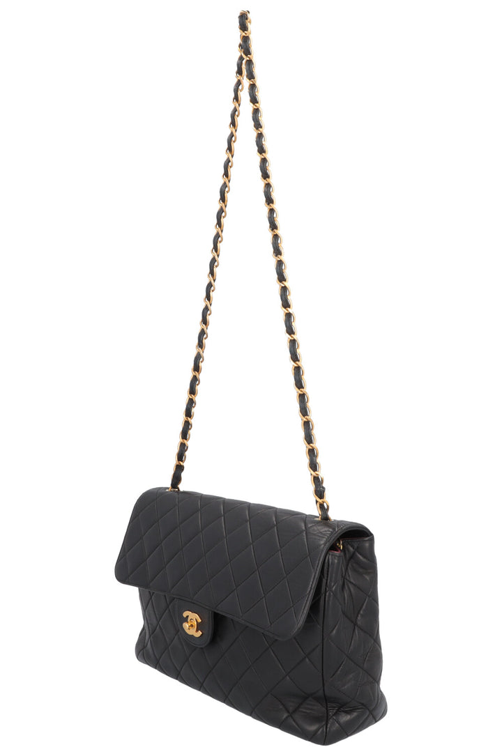 CHANEL Single Flap Bag Black
