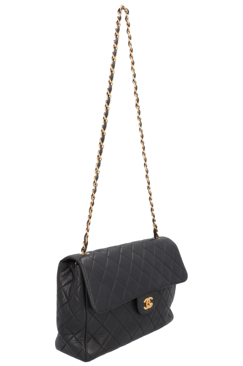 CHANEL Single Flap Bag Black