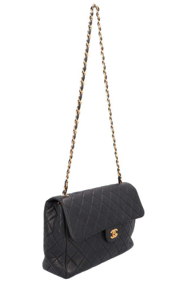 CHANEL Single Flap Bag Black