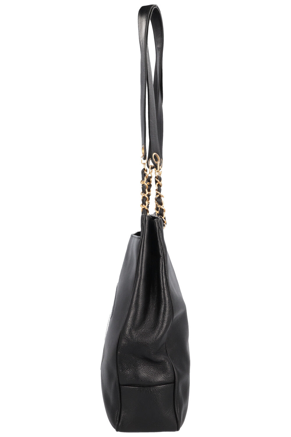 CHANEL Tote Bag Caviar Black