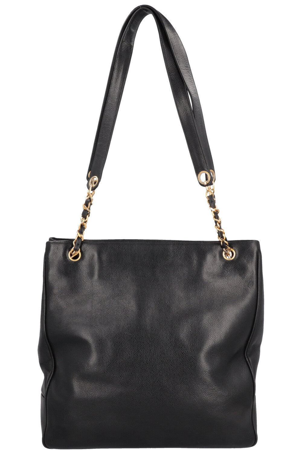 CHANEL Tote Bag Caviar Black