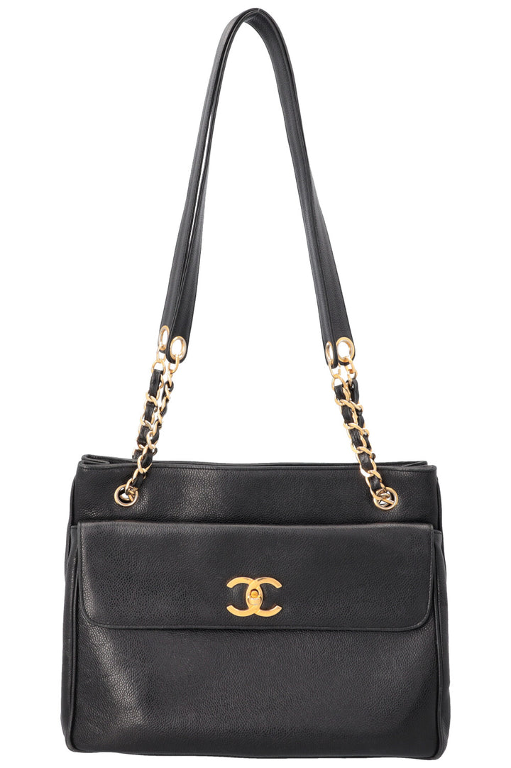 CHANEL Classic CC Tote Bag Black
