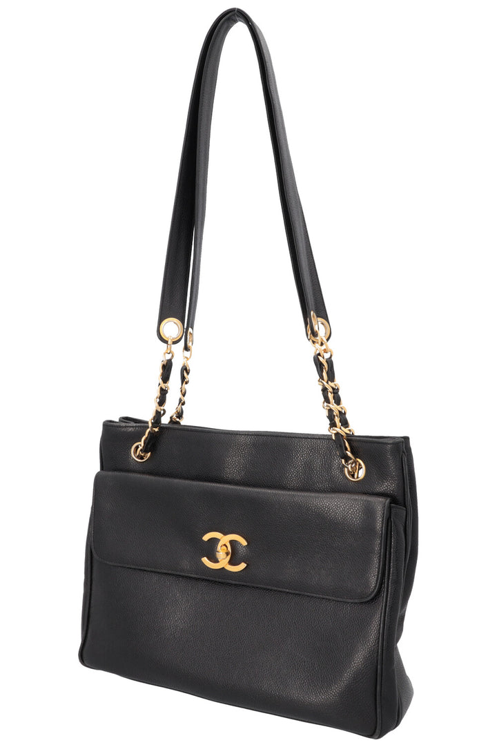 CHANEL Classic CC Tote Bag Black