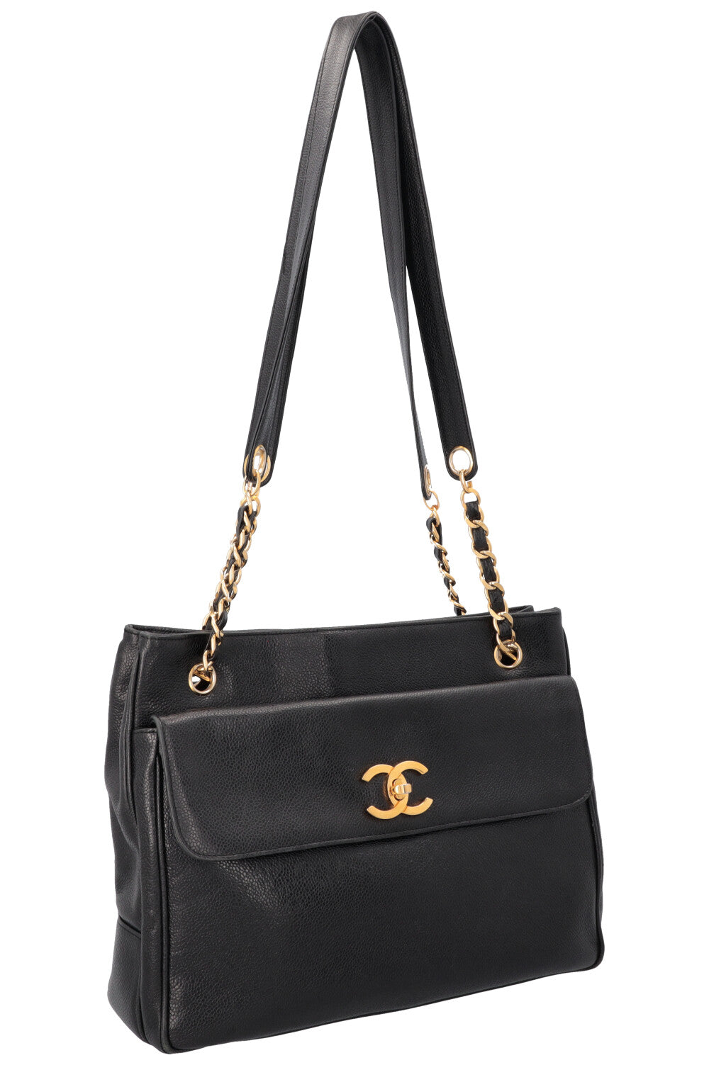 CHANEL Classic CC Tote Bag Black