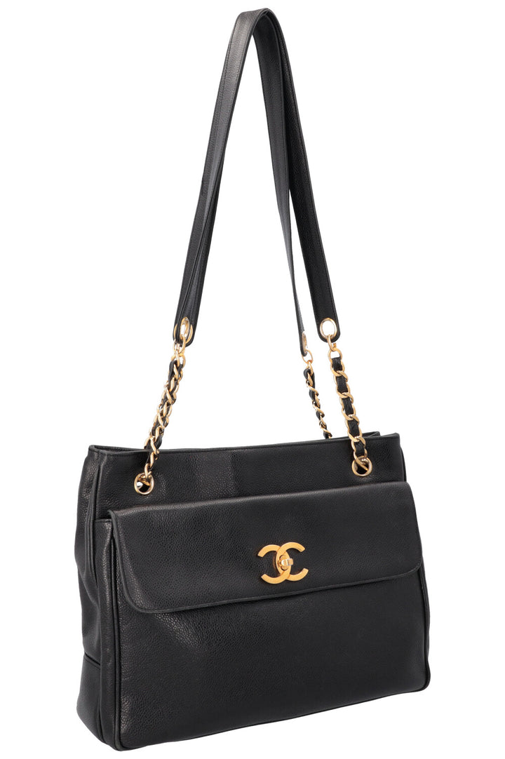 CHANEL Classic CC Tote Bag Black
