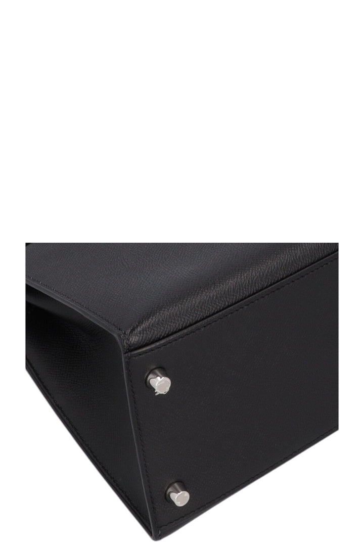 HERMÈS Kelly 28 Sellier Epsom Noir