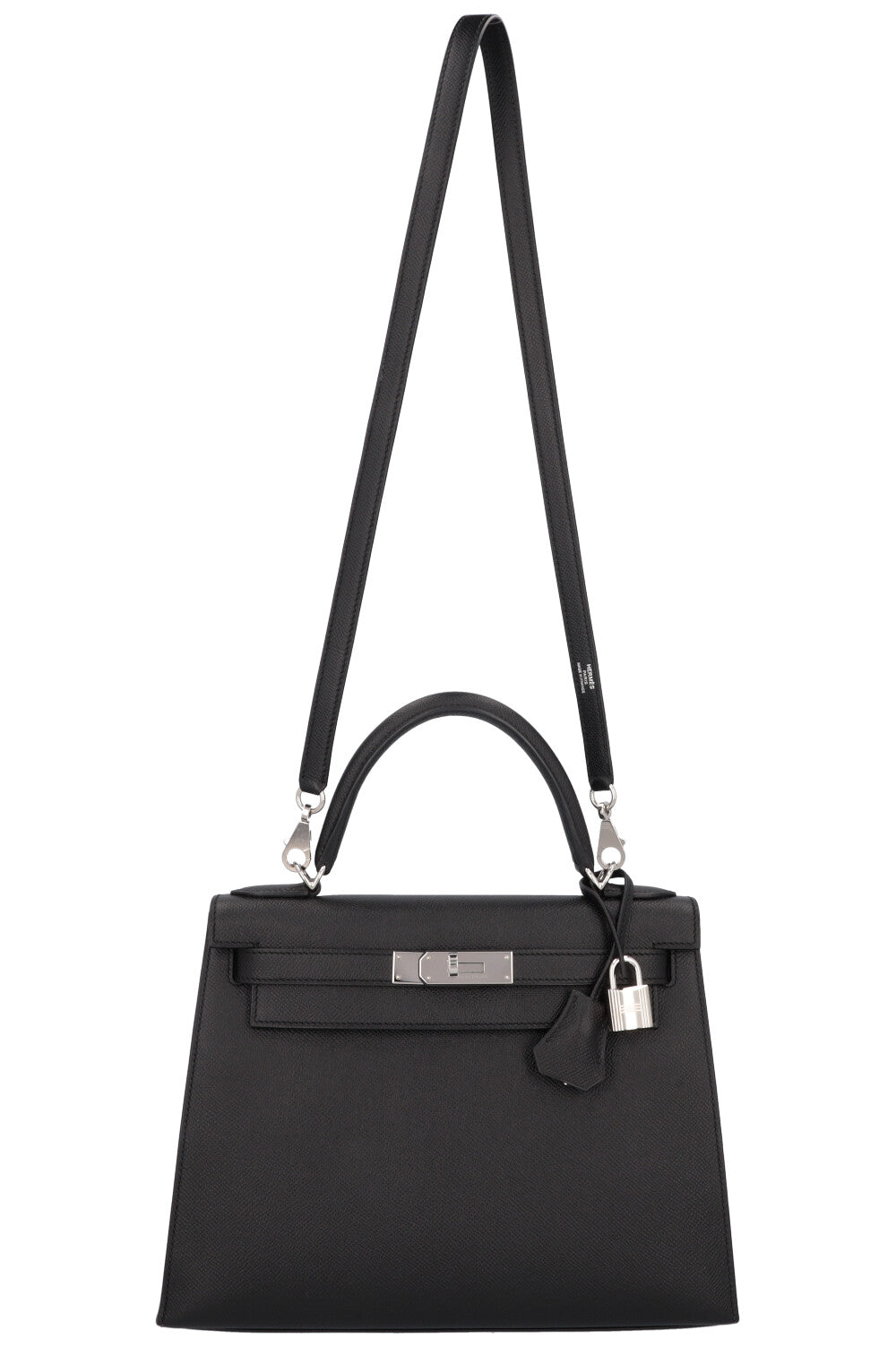 HERMÈS Kelly 28 Sellier Epsom Noir