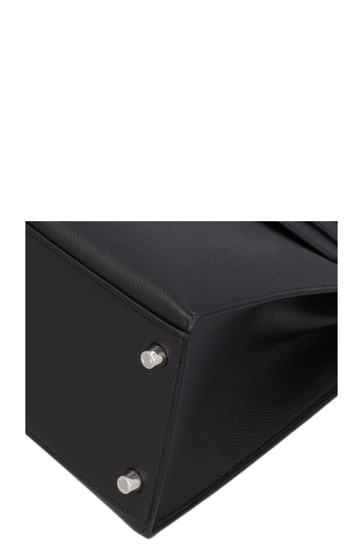 HERMÈS Kelly 28 Sellier Epsom Noir